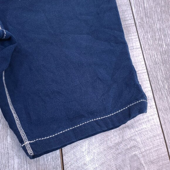 True Religion Sweat Shorts Men XL Thick Stitch Cotton Pullon Stretch Rock Jogger - Picture 4 of 9